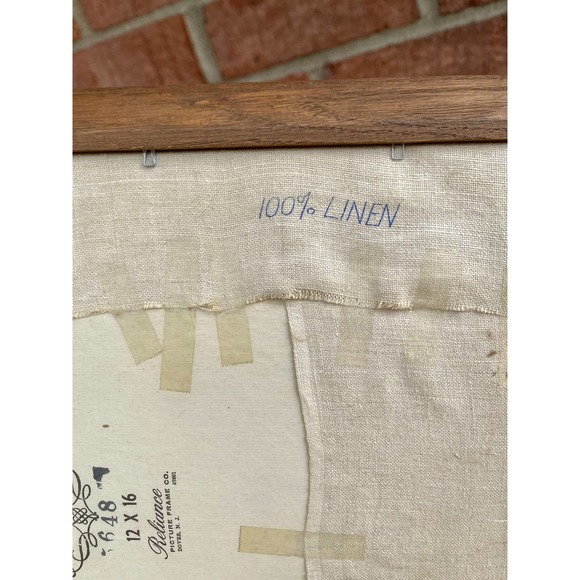 Fruit Cornucopia Embroidery Art, Needlepoint Horn of Plenty - Picture 6 of 6